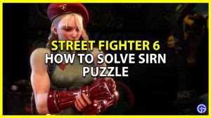 How To Solve SiRN Puzzle 2^6x3x243 In Street Fighter 6 .